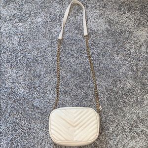 Nude crossbody bag